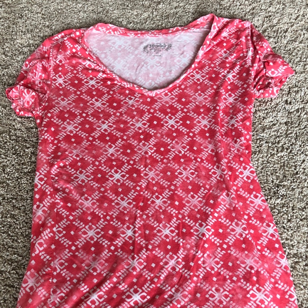 Pink and White Mudd Shirt